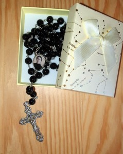 RÓŻANIEC Z RELIKWIĄ GEMMY GALGANI - ONYKS