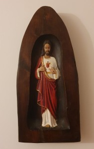 RZEŹBA -NAJŚWIĘTSZE SERCE JEZUSA - rękodzieło