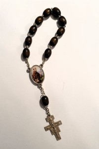 ŚW. FRANCISZEK - DZIESIĄTKA Z RELIKWIĄ  - KRZYŻYK SAN DAMIANO