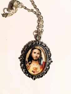 SERCE JEZUSA - MEDALION- WISIOREK