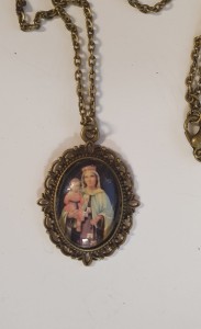 MATKA BOŻA SZKAPLERZNA - medalion - medalik na łańcuszku