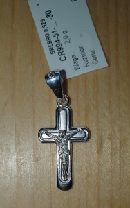 KRZYŻYK SREBRNY - mały - model 6