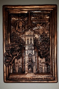 ZAKOPANE - SANKTUARIUM ŚWIĘTEJ RODZINY NA  KRUPÓWKACH - płaskorzeźba