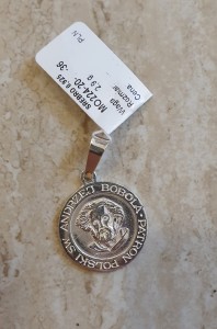 ANDRZEJ BOBOLA - MEDALIK SREBRNY