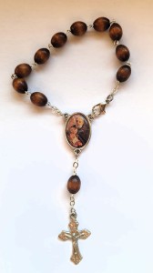Św. BRAT ALBERT CHMIELOWSKI - DZIESIĄTKA RÓŻAŃCA Z RELIKWIĄ