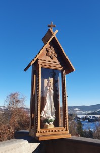 MATKA BOŻA FATIMSKA - DUŻA KAPLICZKA Z FIGURĄ - XL