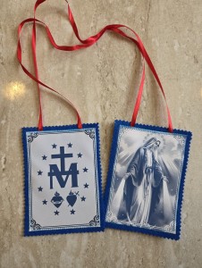 DUŻY NIEBIESKI SZKAPLERZ NIEBIESKI SZKAPLERZ NIEPOKALANEGO POCZĘCIA NAJŚWIĘTSZEJ MARYI PANNY