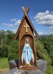 KAPLICZKA DREWNIANA PRZYDOMOWA - ręcznie robiona