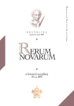 ENCYKLIKA RERUM NOVARUM -  o kwestii socjalnej - Leon XIII