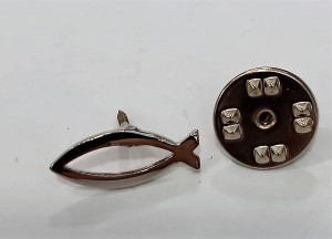 RYBKA METALOWA DO KLAPY MARYNARKI