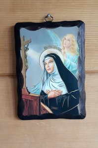 ŚWIĘTA RITA - obraz na drewnie topoli włoskiej