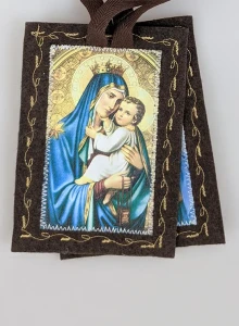 SZKAPLERZ KARMELITAŃSKI SUKIENNY - DUŻY