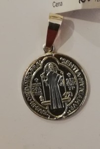 SREBRNY MEDALIK ŚWIĘTEGO BENEDYKTA