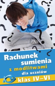 RACHUNEK SUMIENIA Z MODLITWAMI DLA UCZNIÓ KLAS IV-VI